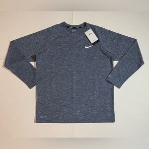 Nike swim Dri-fit Men’s Long Sleeve Hydro guard Top Shirt NEW NWT